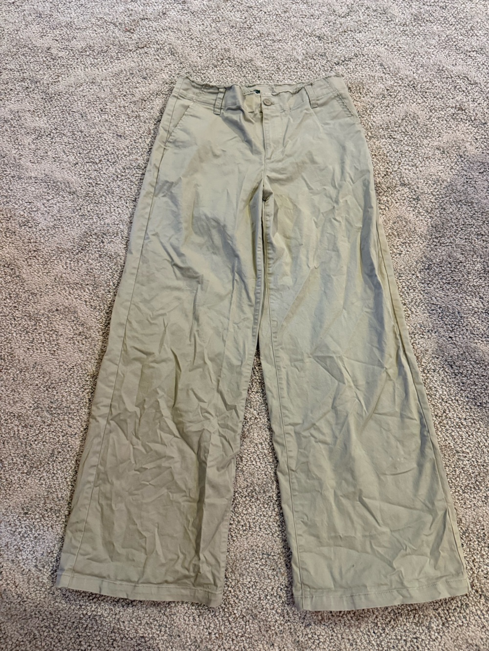 wild fable Olive-Tone Wide Leg Jeans